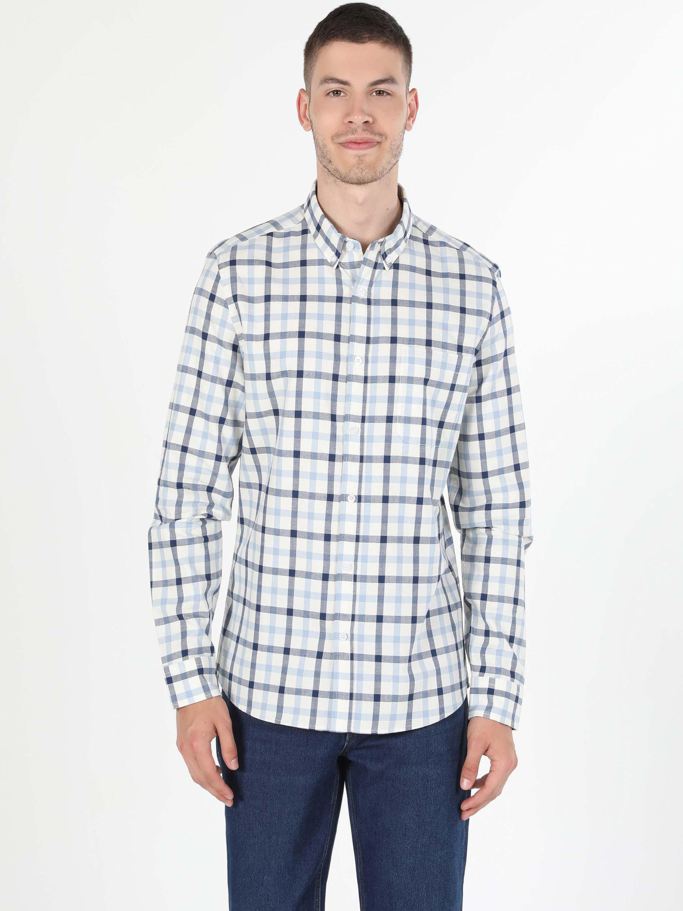 Сорочки Colin’s модель CL1059763_Q1.V1_WHT Фото