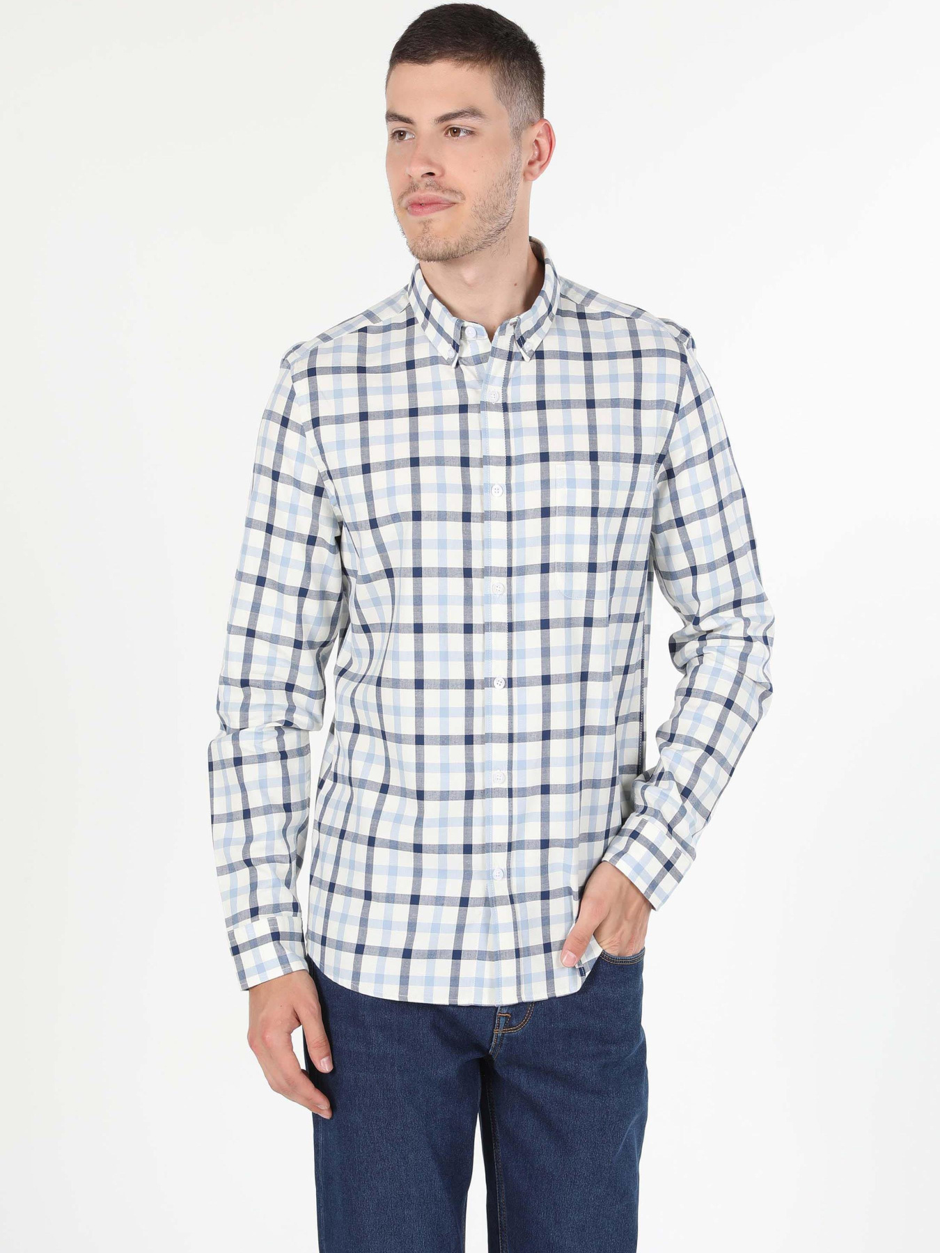 Сорочки Colin’s модель CL1059763_Q1.V1_WHT Фото