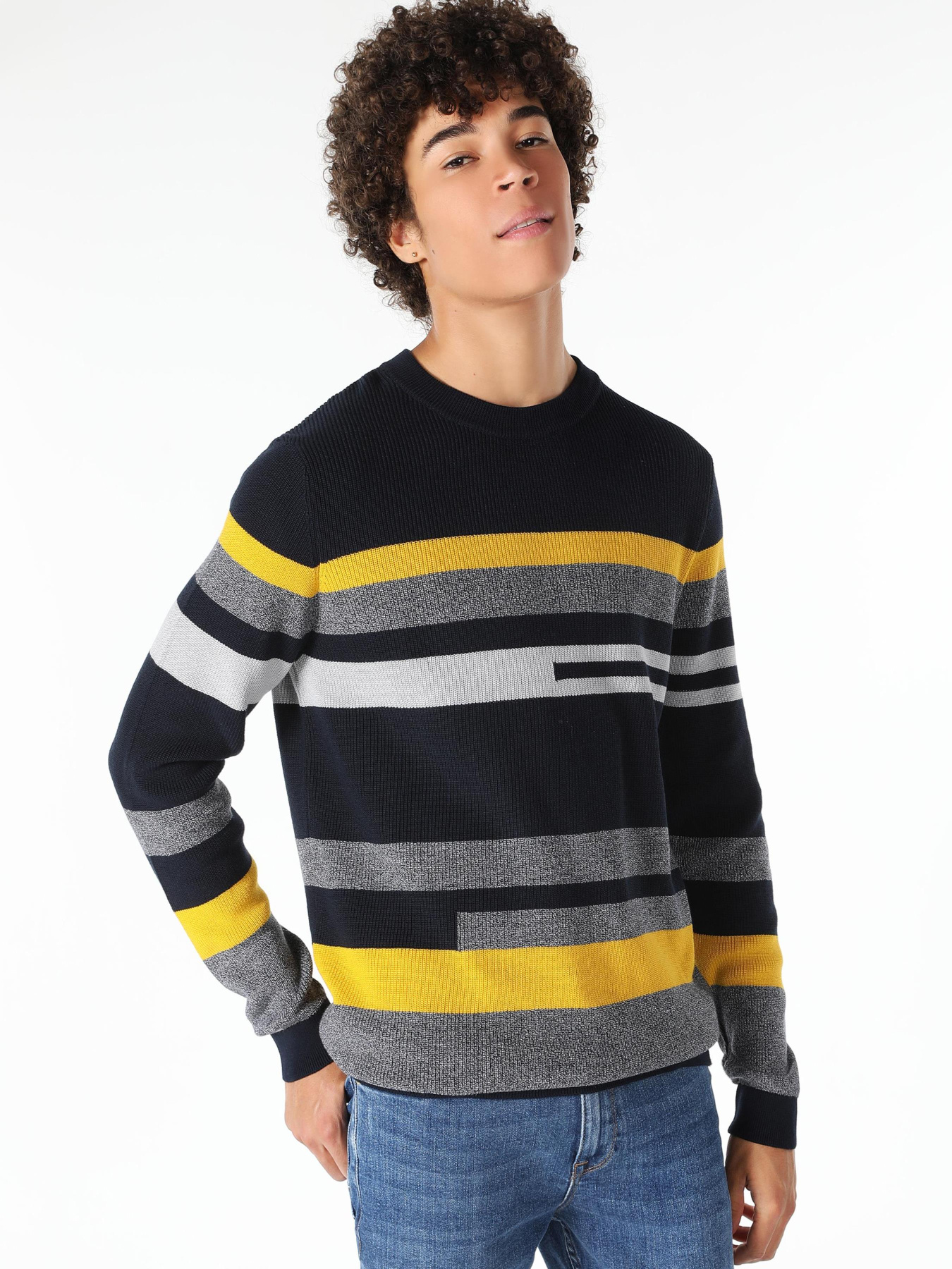 Кофты и свитера Colin’s модель CL1060910_Q1.V1_NAV Фото