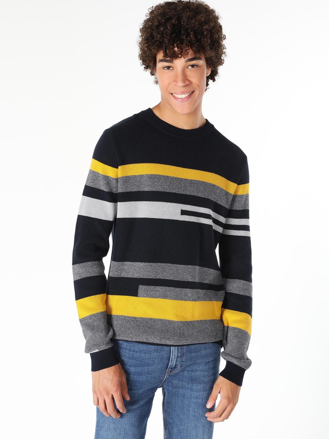 Кофты и свитера Colin’s модель CL1060910_Q1.V1_NAV Фото