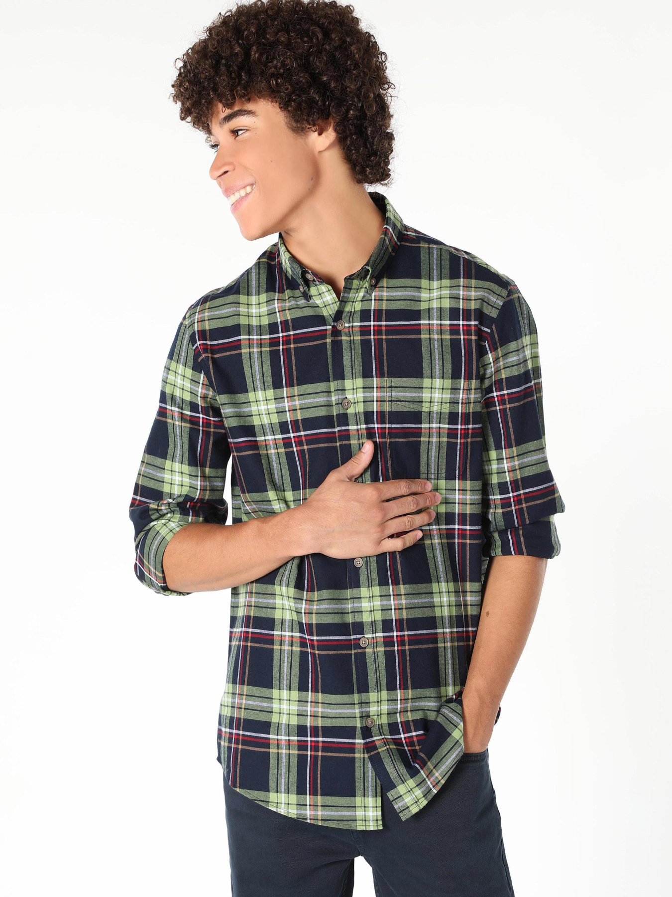 Рубашки Colin’s модель CL1060906_Q1.V1_GRN Фото