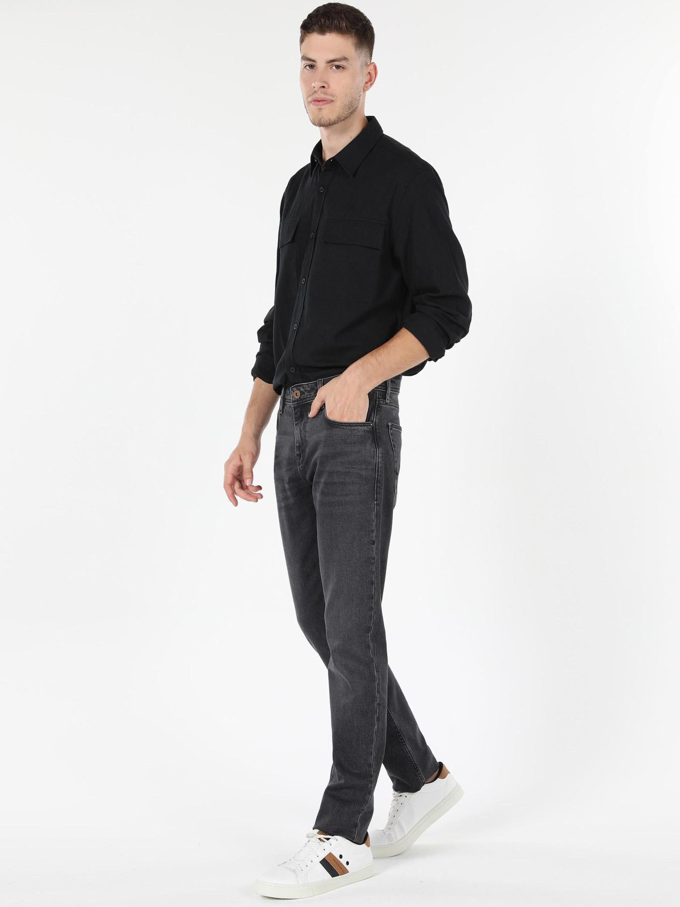 Рубашки Colin’s модель CL1059810_Q1.V1_BLK Фото