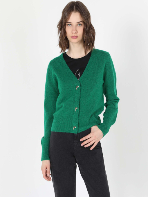 Кофты и свитера Colin’s модель CL1060698_Q1.V1_GRN Фото