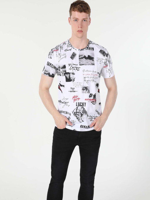 Футболки и поло Colin’s модель CL1059928_Q1.V1_WHT Фото