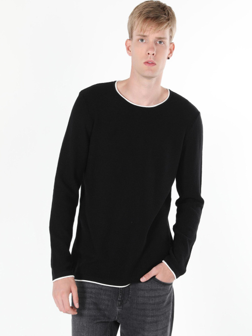 Худи и свитшоты Colin’s модель CL1056038_Q1.V1_BLK Фото