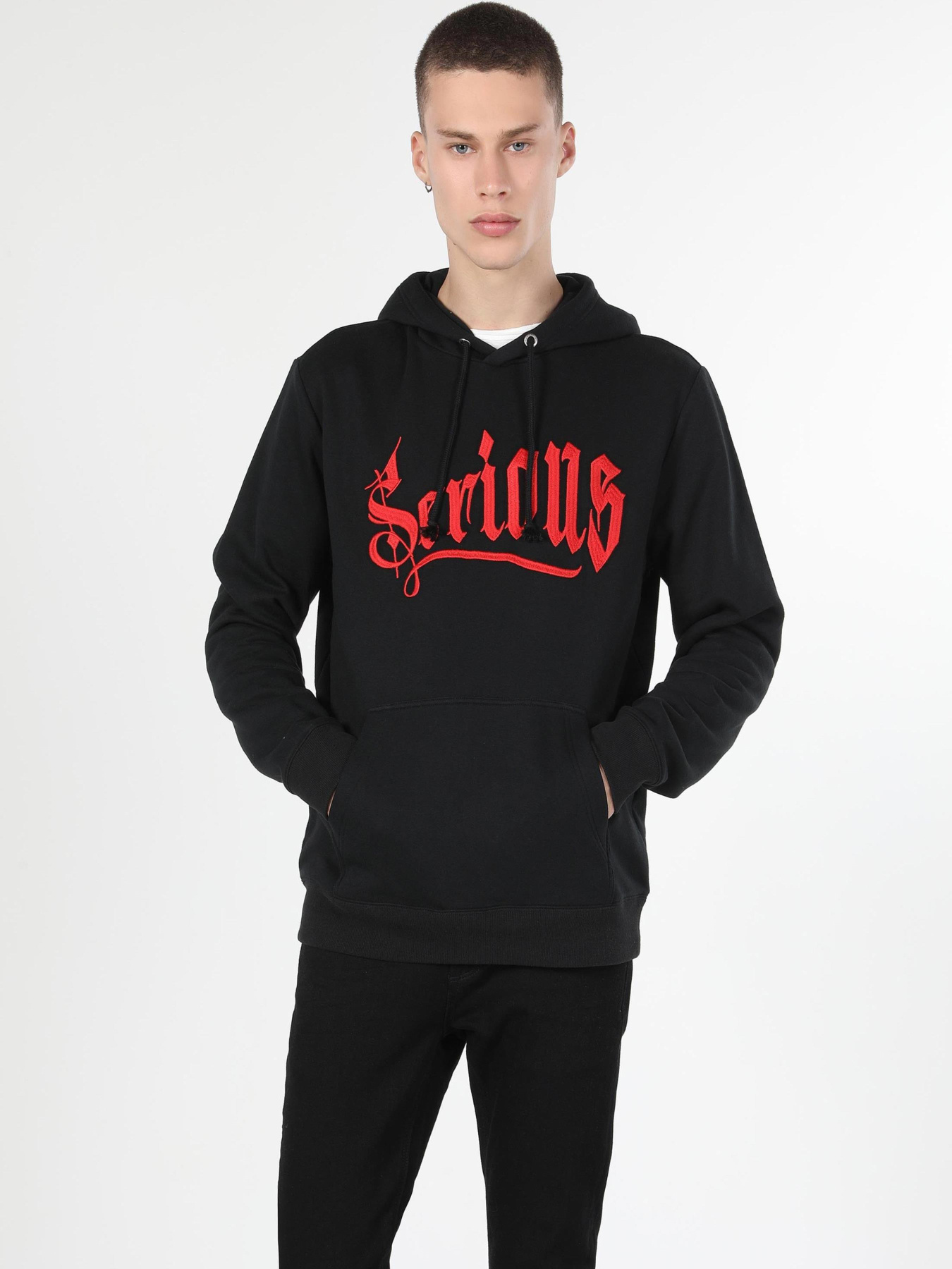 Кофты и свитера Colin’s модель CL1057131_Q1.V1_BLK Фото