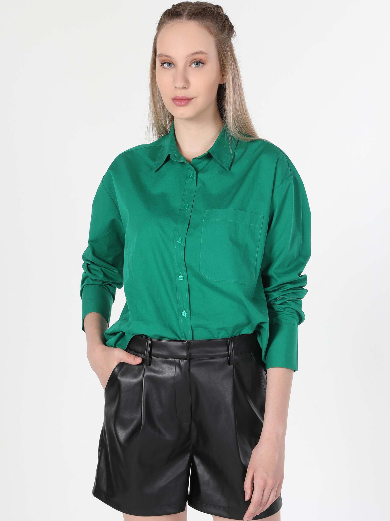 Рубашки Colin’s модель CL1060141_Q1.V1_GRN Фото