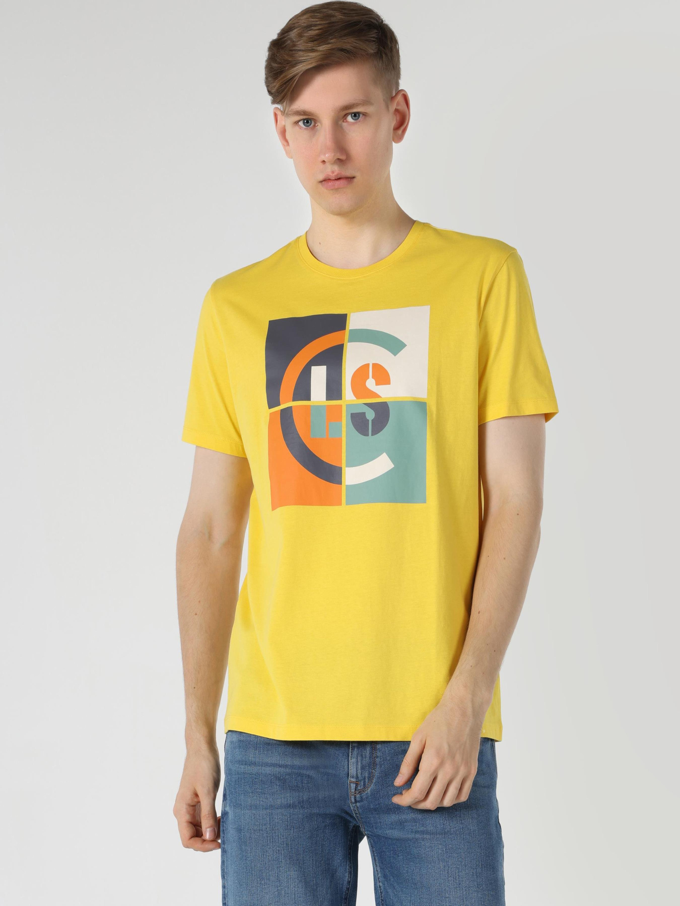 Футболки и поло Colin’s модель CL1063363_Q1.V1_YLW Фото