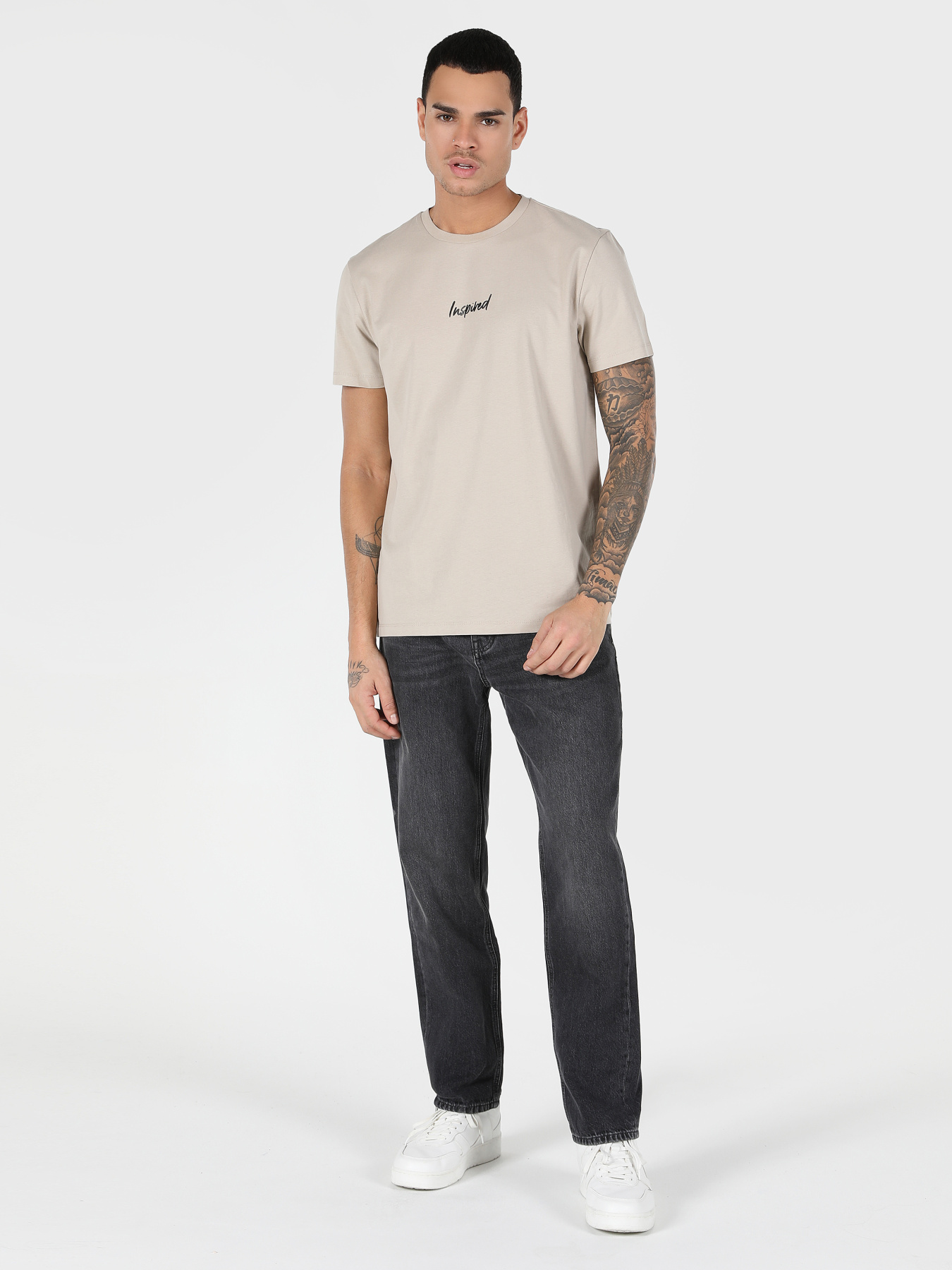 Футболки и поло Colin’s модель CL1062496_Q1.V1_BEI Фото