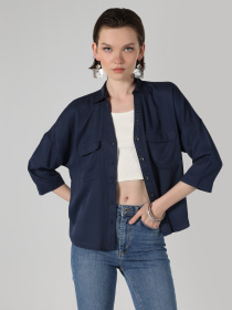 Рубашки Colin’s модель CL1062463_Q1.V1_NAV Рубашки Colin’s модель CL1062463_Q1.V1_NAV Фото