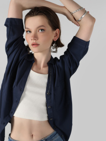 Рубашки Colin’s модель CL1062463_Q1.V1_NAV Рубашки Colin’s модель CL1062463_Q1.V1_NAV Фото