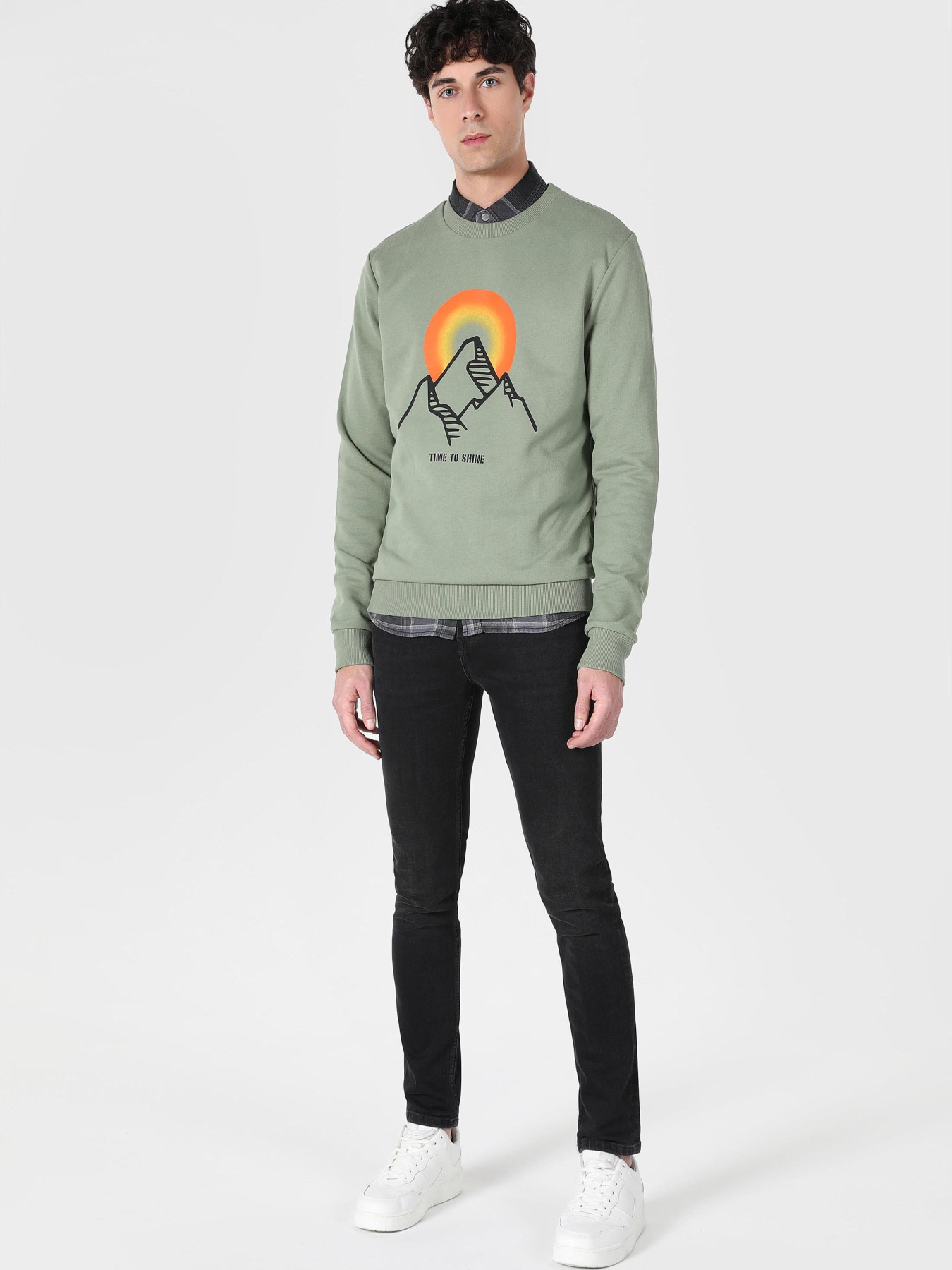 Худи и свитшоты Colin’s модель CL1061898_Q1.V1_FGR Фото