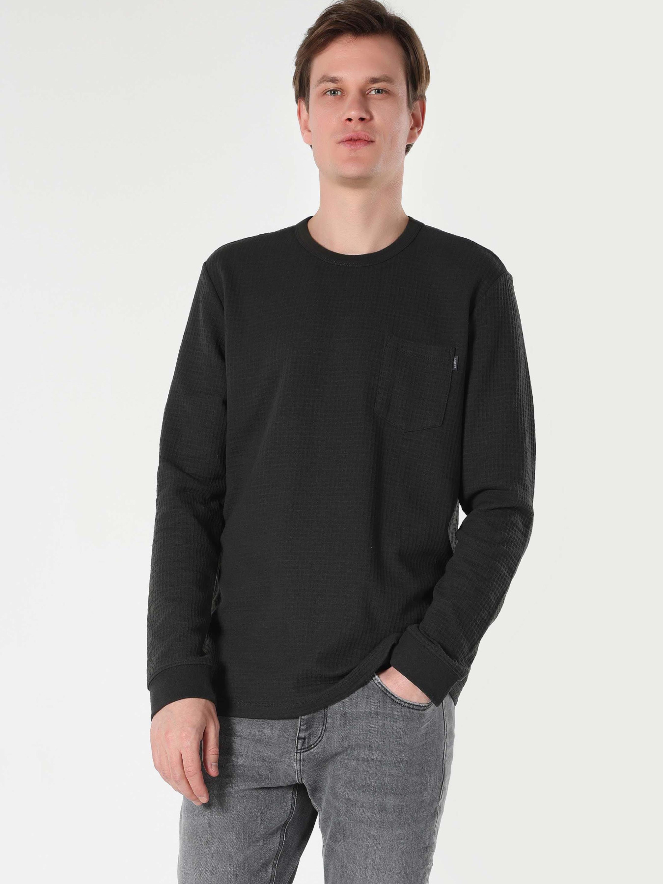 Кофти та светри Colin’s модель CL1061770_Q1.V1_DGR Фото