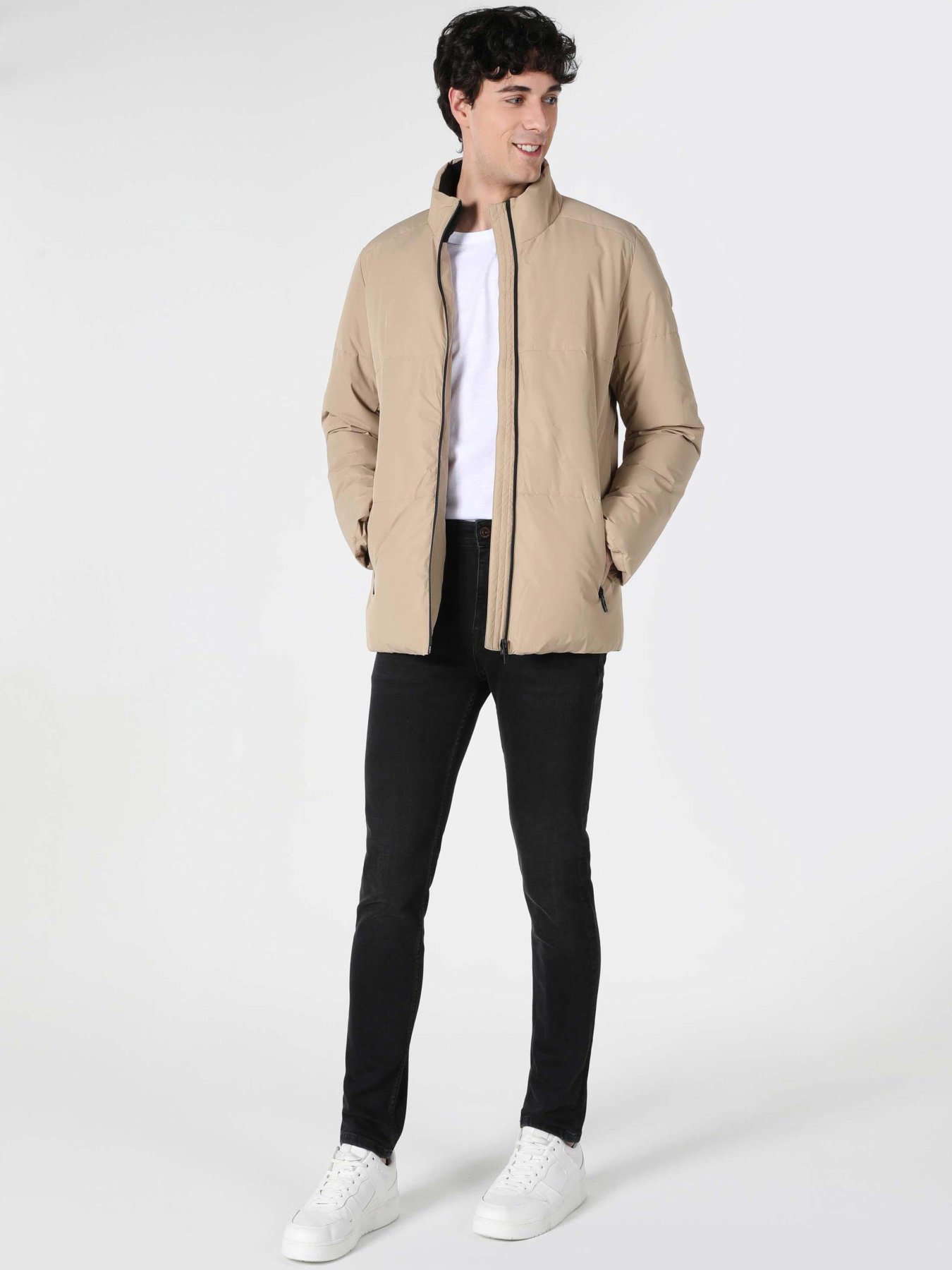 Куртки и дубленки Colin’s модель CL1062447_Q1.V1_BEI Фото