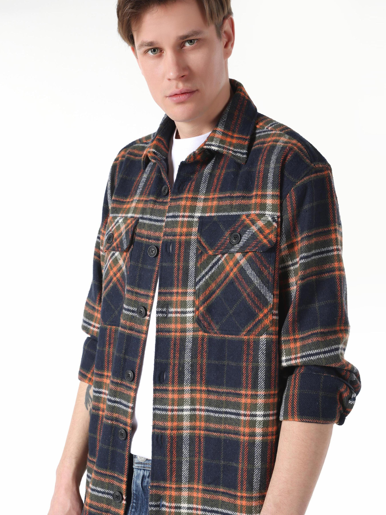 Рубашки Colin’s модель CL1061649_Q1.V1_ORA Фото