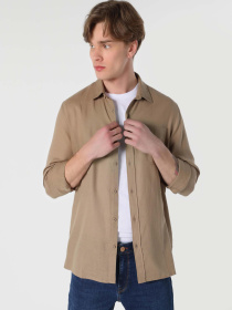 Рубашки Colin’s модель CL1062133_Q1.V1_BEI Рубашки Colin’s модель CL1062133_Q1.V1_BEI Фото