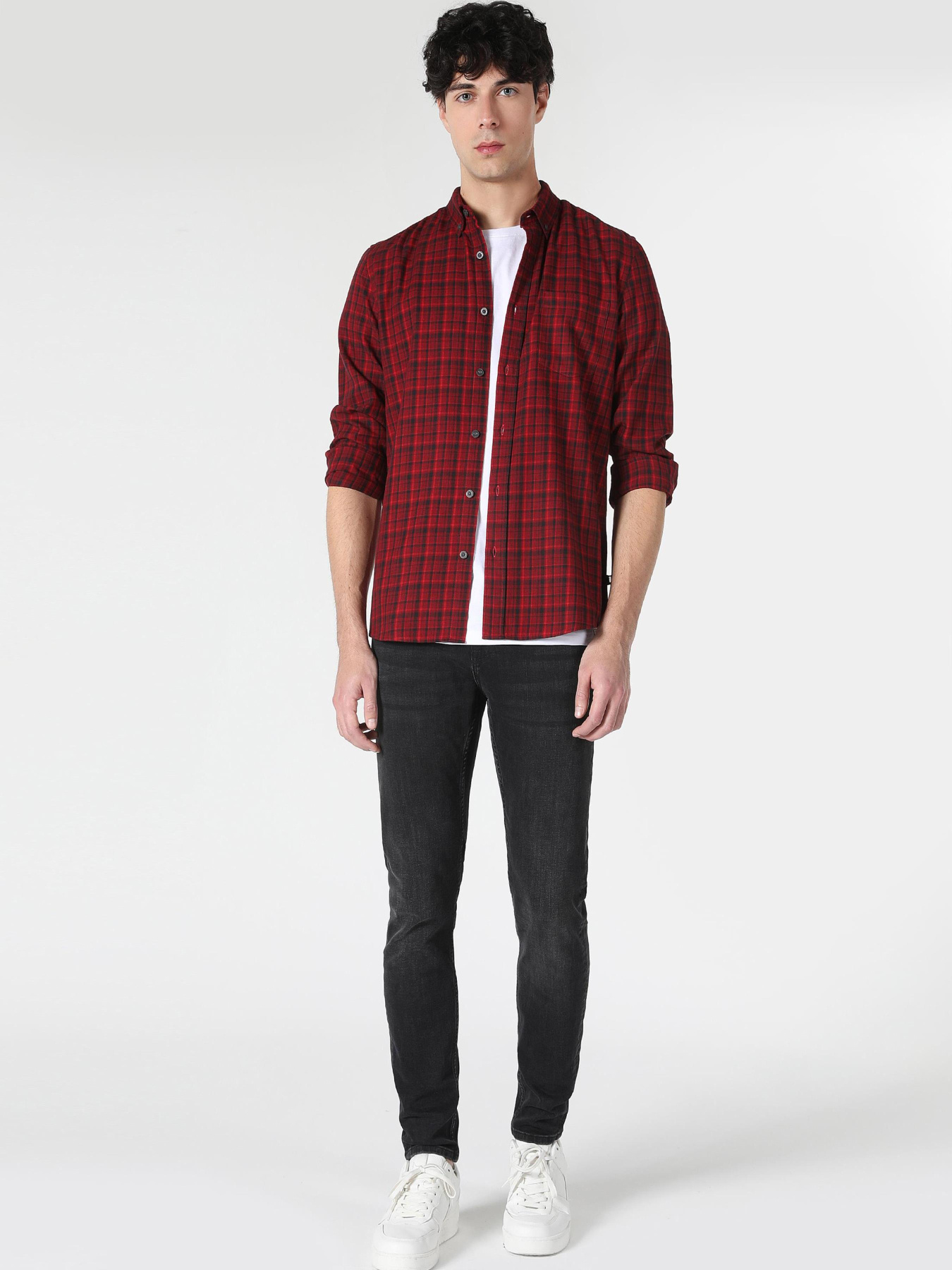Рубашки Colin’s модель CL1061788_Q1.V1_RED Фото
