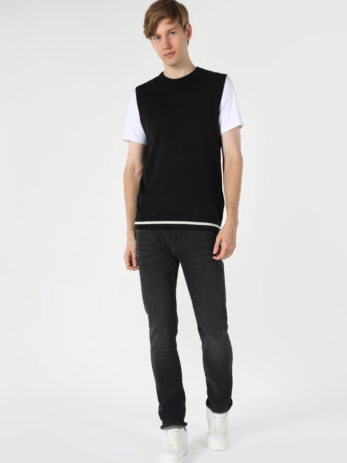 Кофты и свитера Colin’s модель CL1064522_Q1.V1_BLK Фото