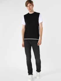 Кофты и свитера Colin’s модель CL1064522_Q1.V1_BLK Фото