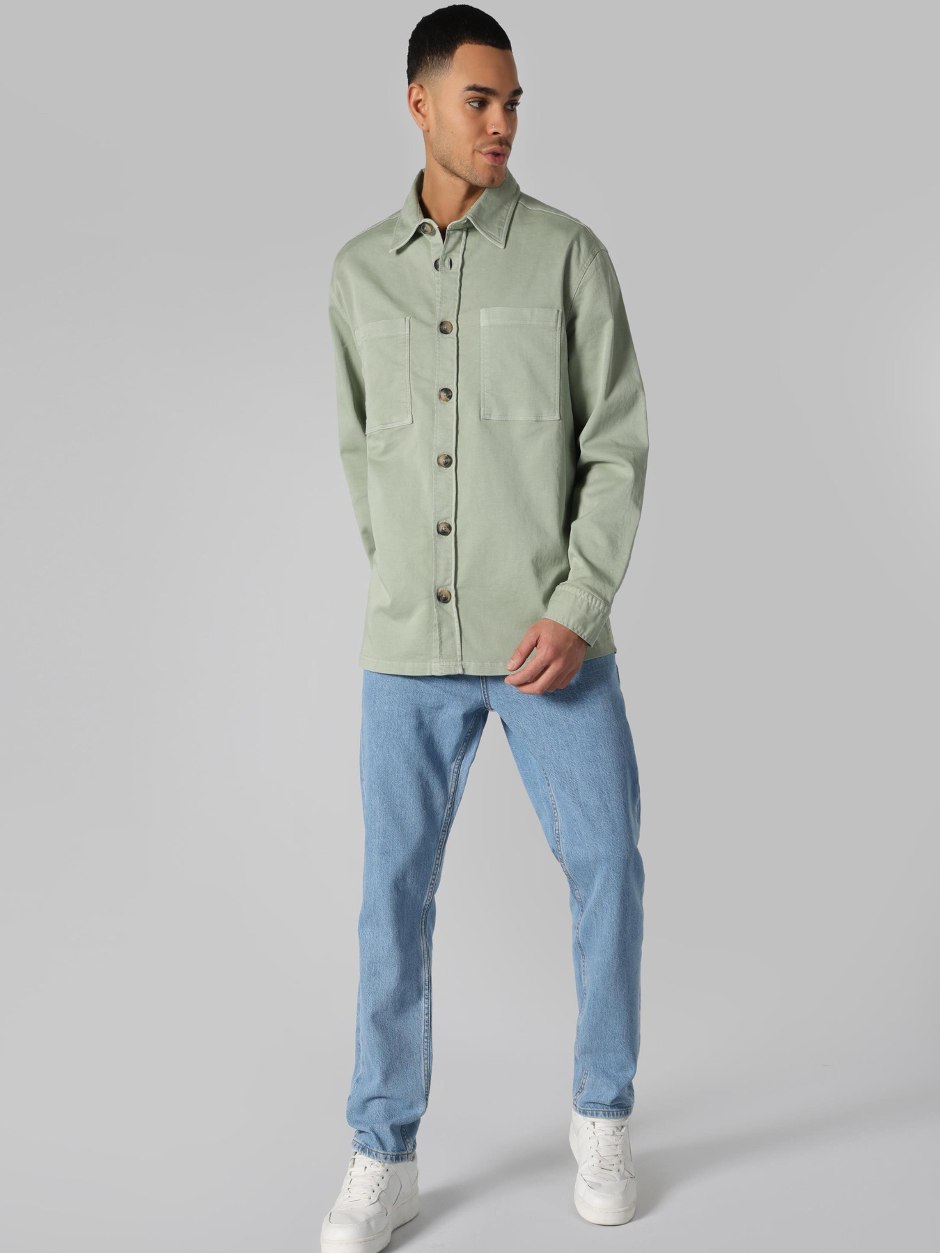 Рубашки Colin’s модель CL1059711_Q1.V1_OLV Фото