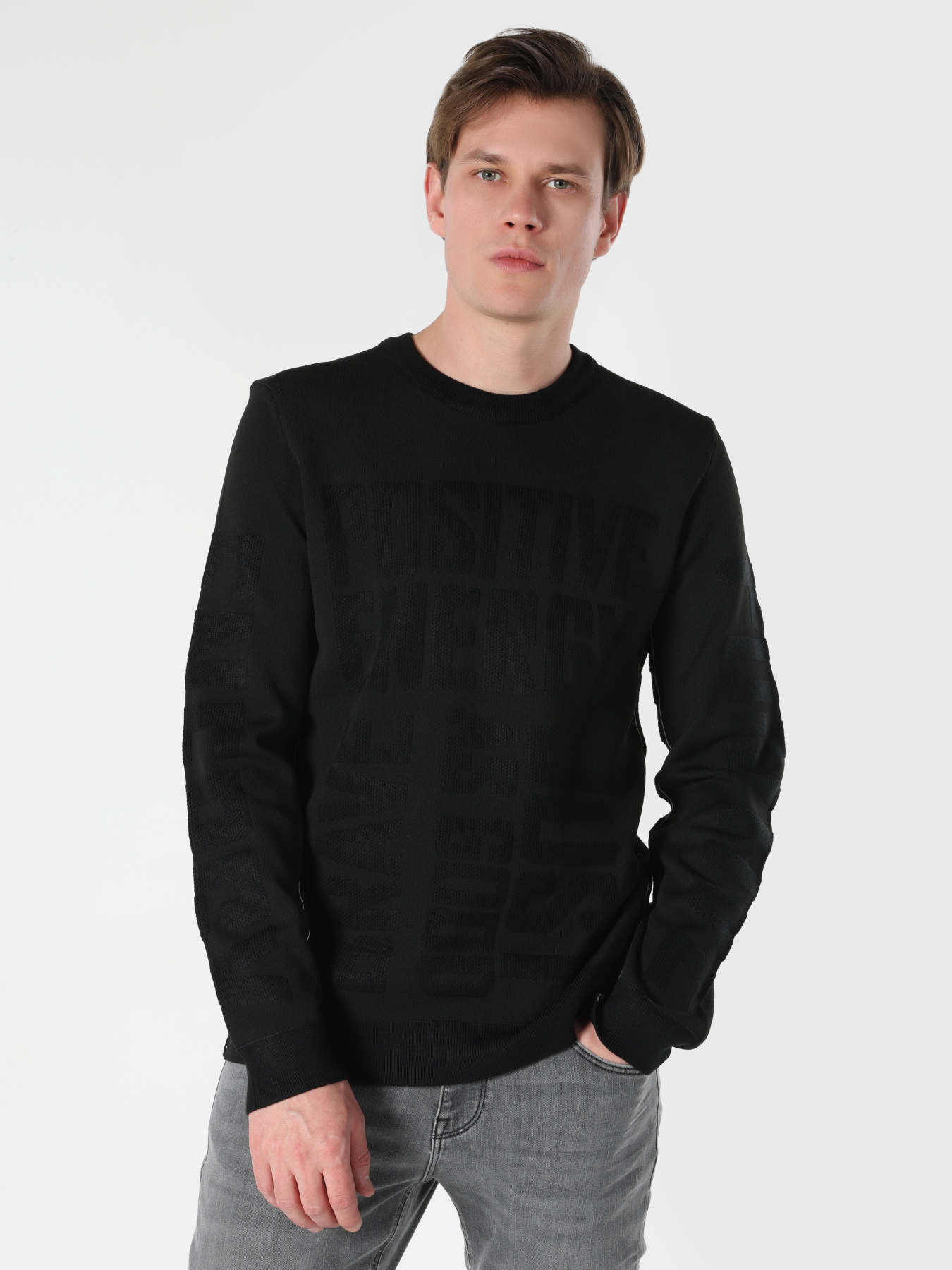 Худи и свитшоты Colin’s модель CL1062328_Q1.V1_BLK Фото