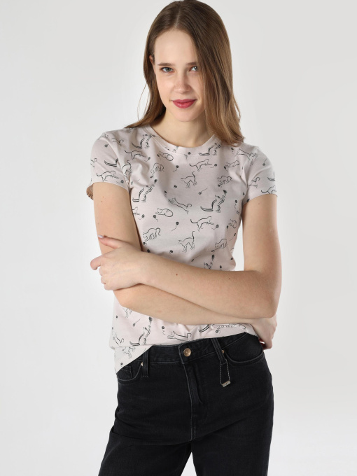 Футболки и поло Colin’s модель CL1063445_Q1.V1_BEI Фото