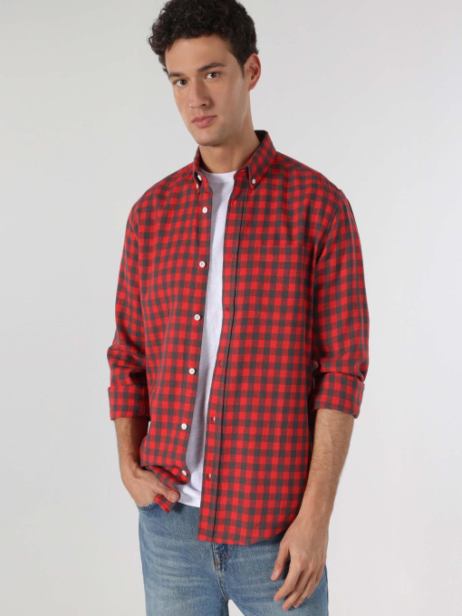 Рубашки Colin’s модель CL1061786_Q1.V1_RED Фото