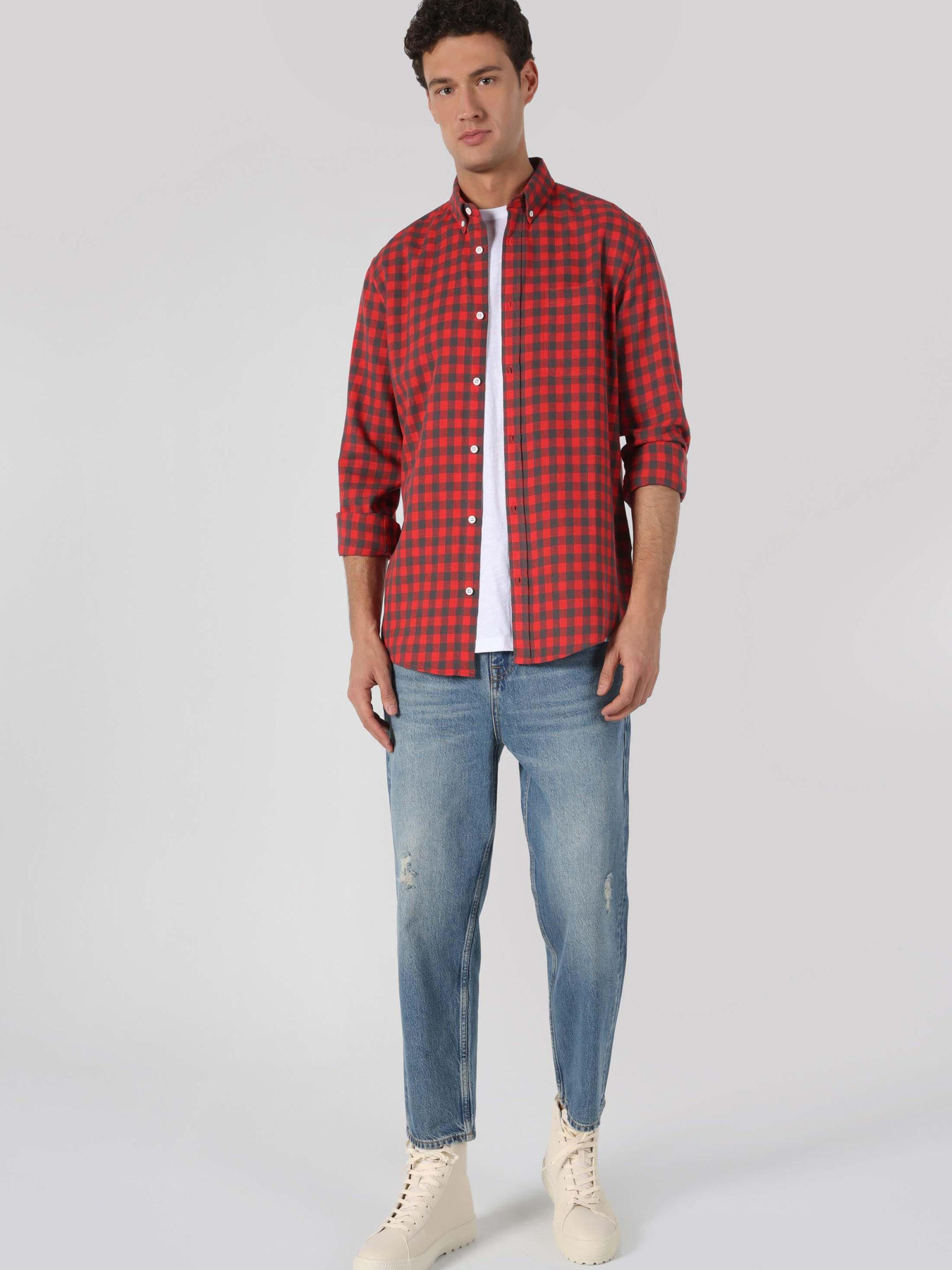 Сорочки Colin’s модель CL1061786_Q1.V1_RED Фото