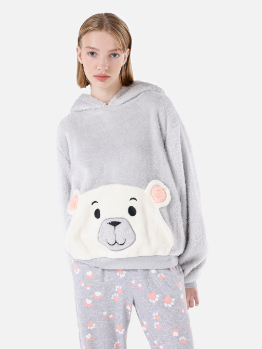 Кофта для дома Colin’s модель CL1066427_Q1.V1_GRA Фото