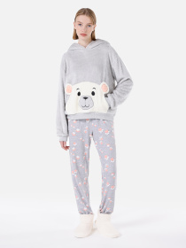 Кофта для дома Colin’s модель CL1066427_Q1.V1_GRA Кофта для дома Colin’s модель CL1066427_Q1.V1_GRA Фото