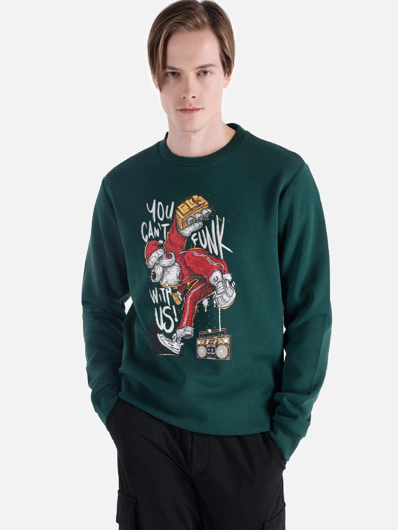 Худи и свитшоты Colin’s модель CL1066430_Q1.V1_GRN Фото