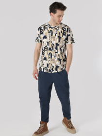 Футболки и поло Colin’s модель CL1062763_Q1.V1_BEI Фото