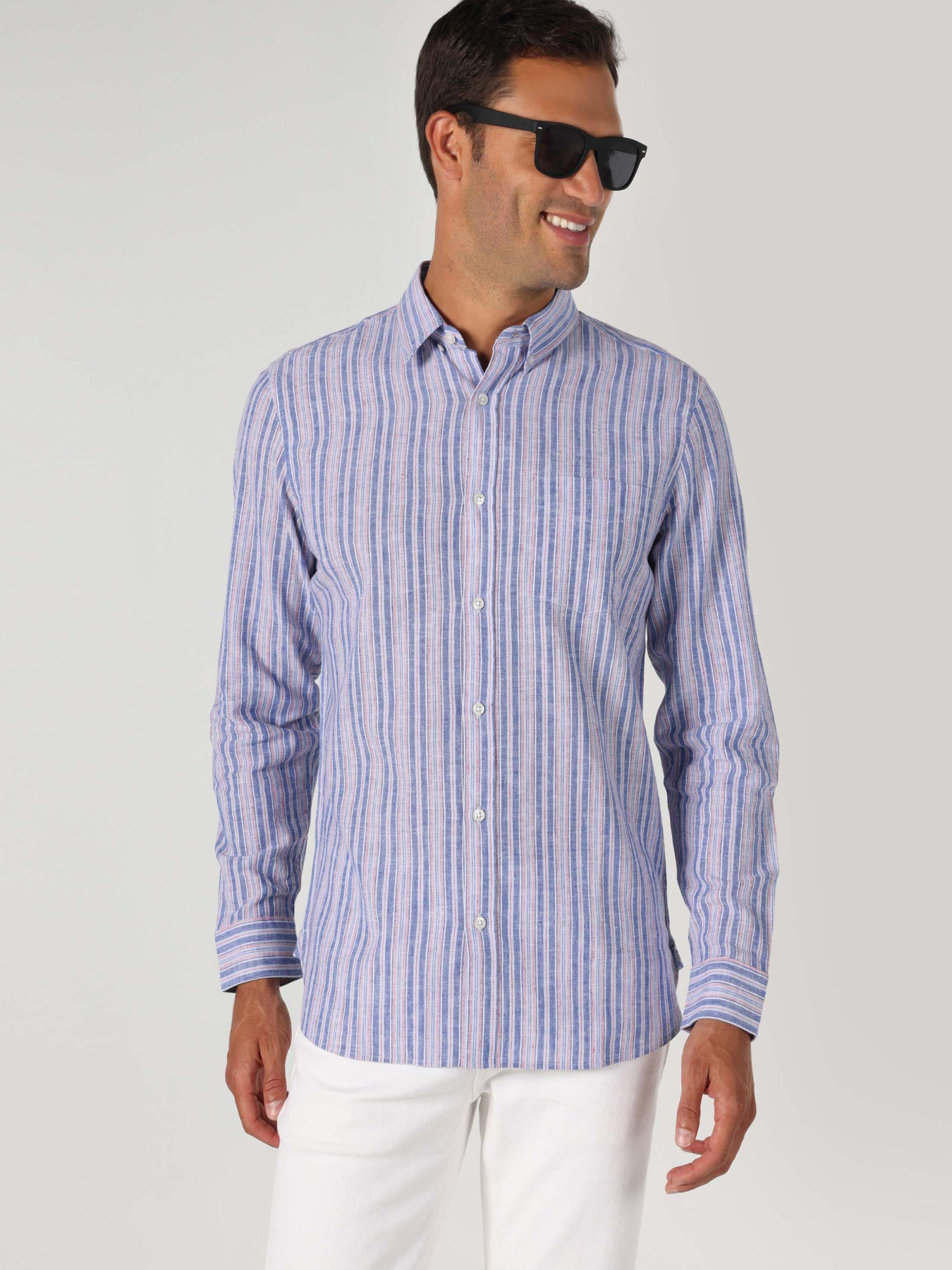 Рубашки Colin’s модель CL1063702_Q1.V1_BLU Фото