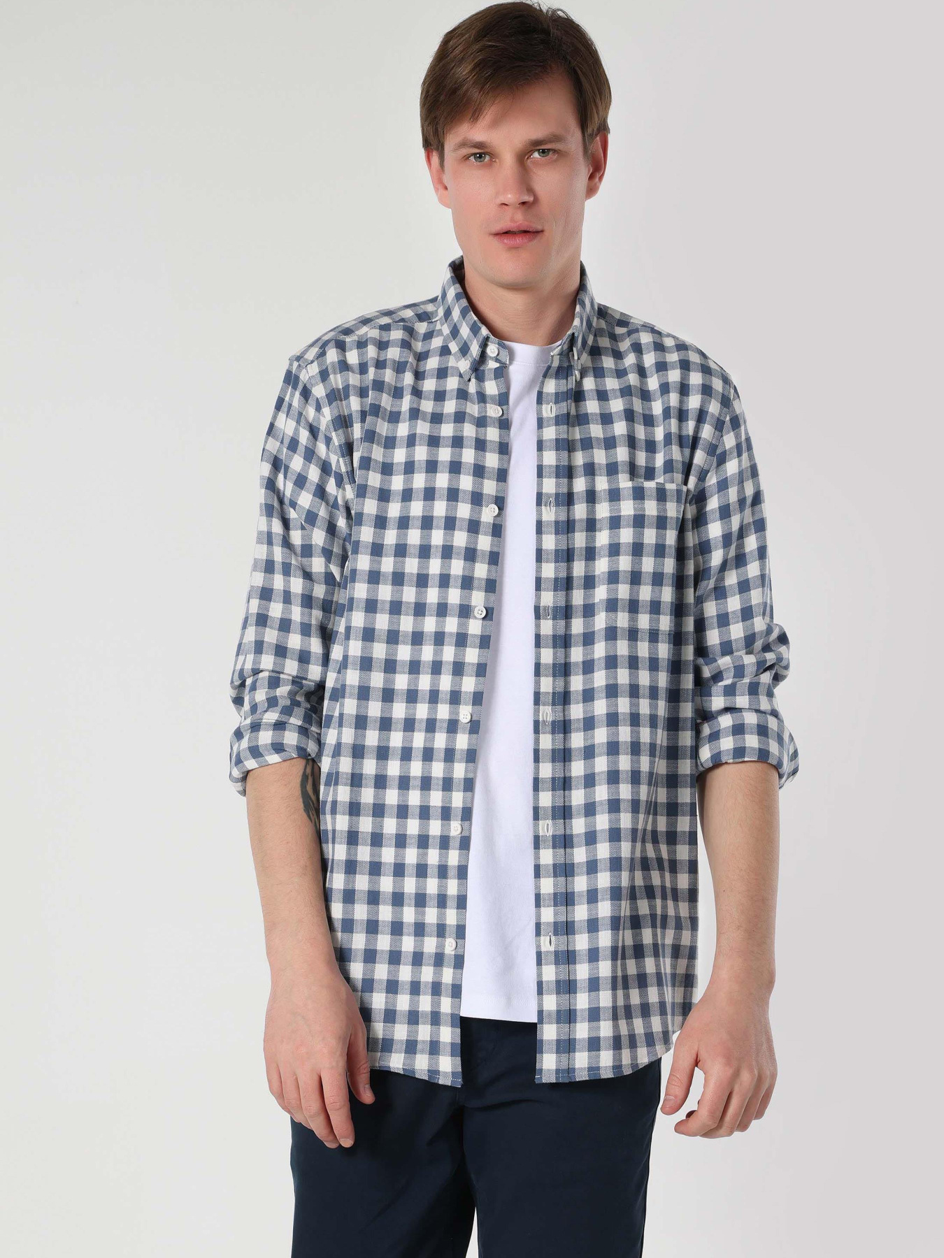 Рубашки Colin’s модель CL1061786_Q1.V1_BLE Фото