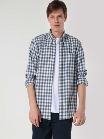 Рубашки Colin’s модель CL1061786_Q1.V1_BLE Рубашки Colin’s модель CL1061786_Q1.V1_BLE Фото