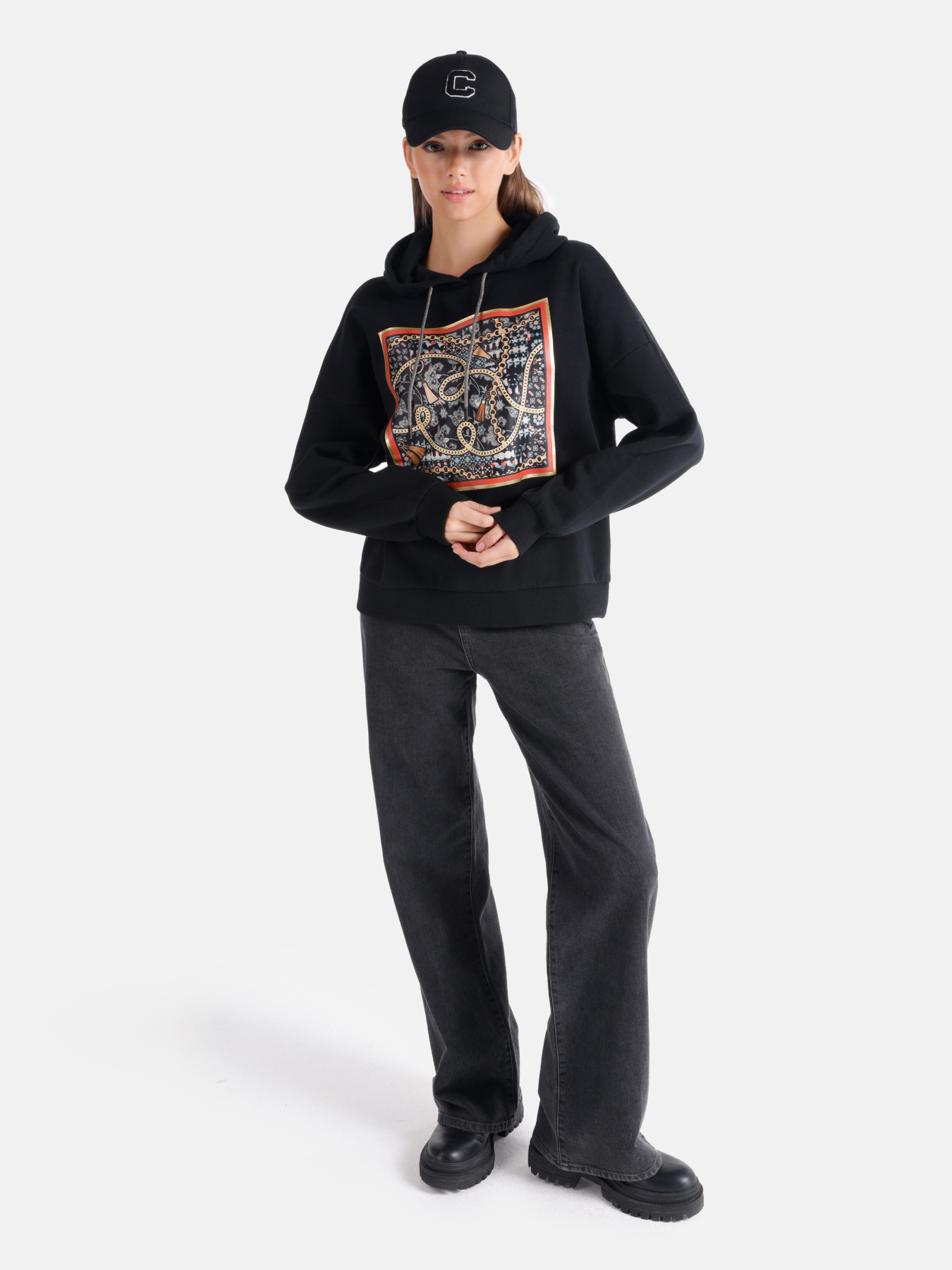 Худі та світшоти Colin’s модель CL1066327_Q1.V1_BLK Фото