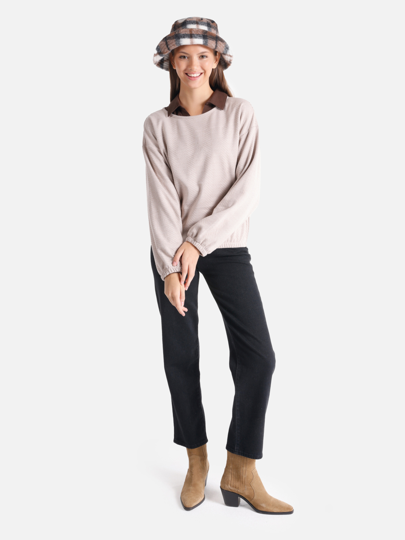 Худи и свитшоты Colin’s модель CL1065929_Q1.V1_BEI Фото