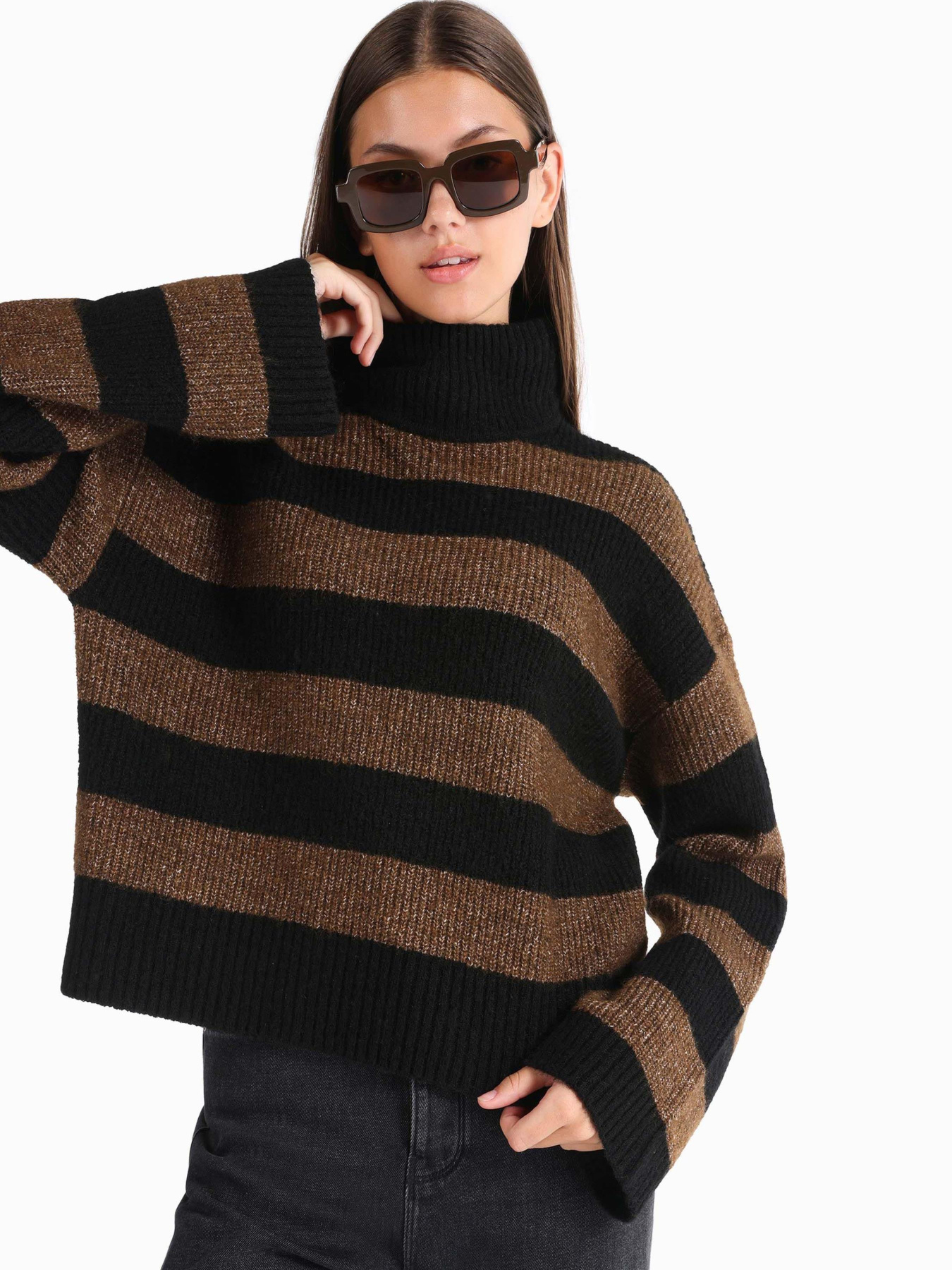 Кофты и свитера Colin’s модель CL1066016_Q1.V1_BRW Фото