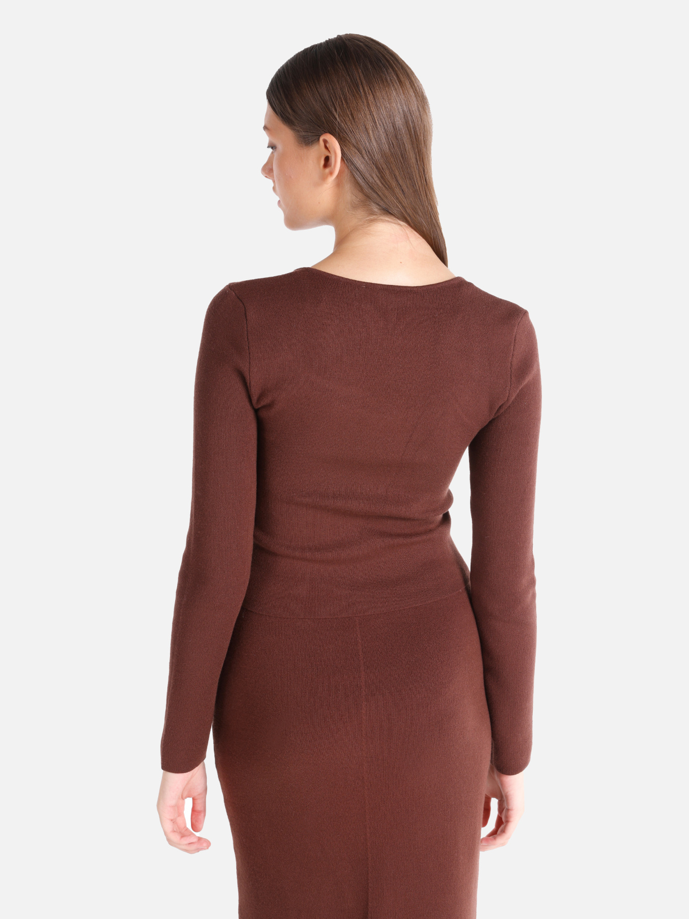 Кофты и свитера Colin’s модель CL1065291_Q1.V1_DBR Фото