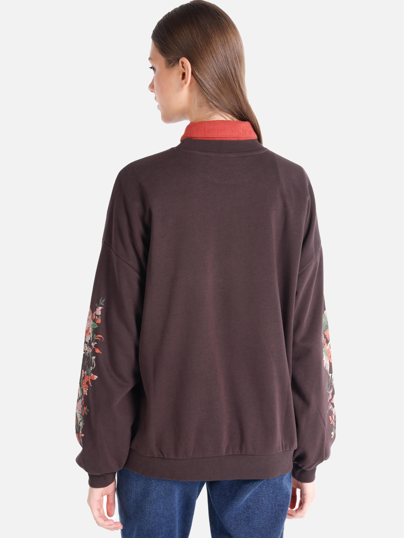 Кофты и свитера Colin’s модель CL1065191_Q1.V1_DBR Фото