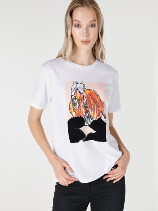 Футболки и поло Colin’s модель CL1065122_Q1.V1_WHT Фото