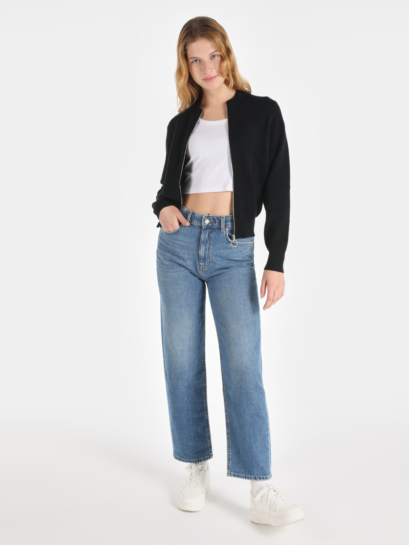 Кофты и свитера Colin’s модель CL1065269_Q1.V1_BLK Фото