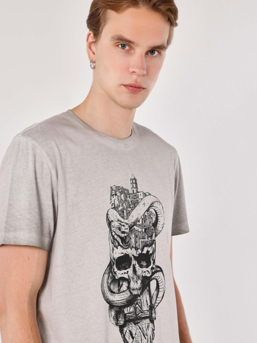 Футболки и поло Colin’s модель CL1060079_Q1.V1_GRA Фото