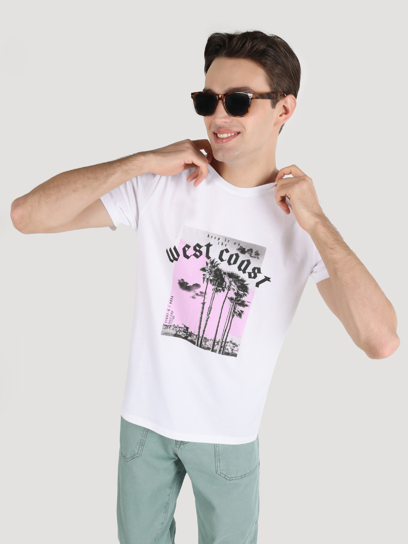 Футболки и поло Colin’s модель CL1063659_Q1.V1_WHT Фото