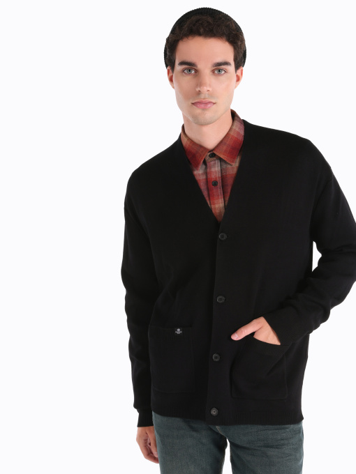 Кофты и свитера Colin’s модель CL1065216_Q1.V1_BLK Фото