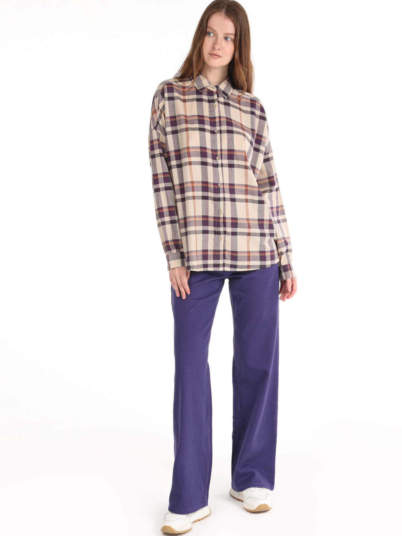 Рубашки Colin’s модель CL1065058_Q1.V1_PRP Рубашки Colin’s модель CL1065058_Q1.V1_PRP Фото