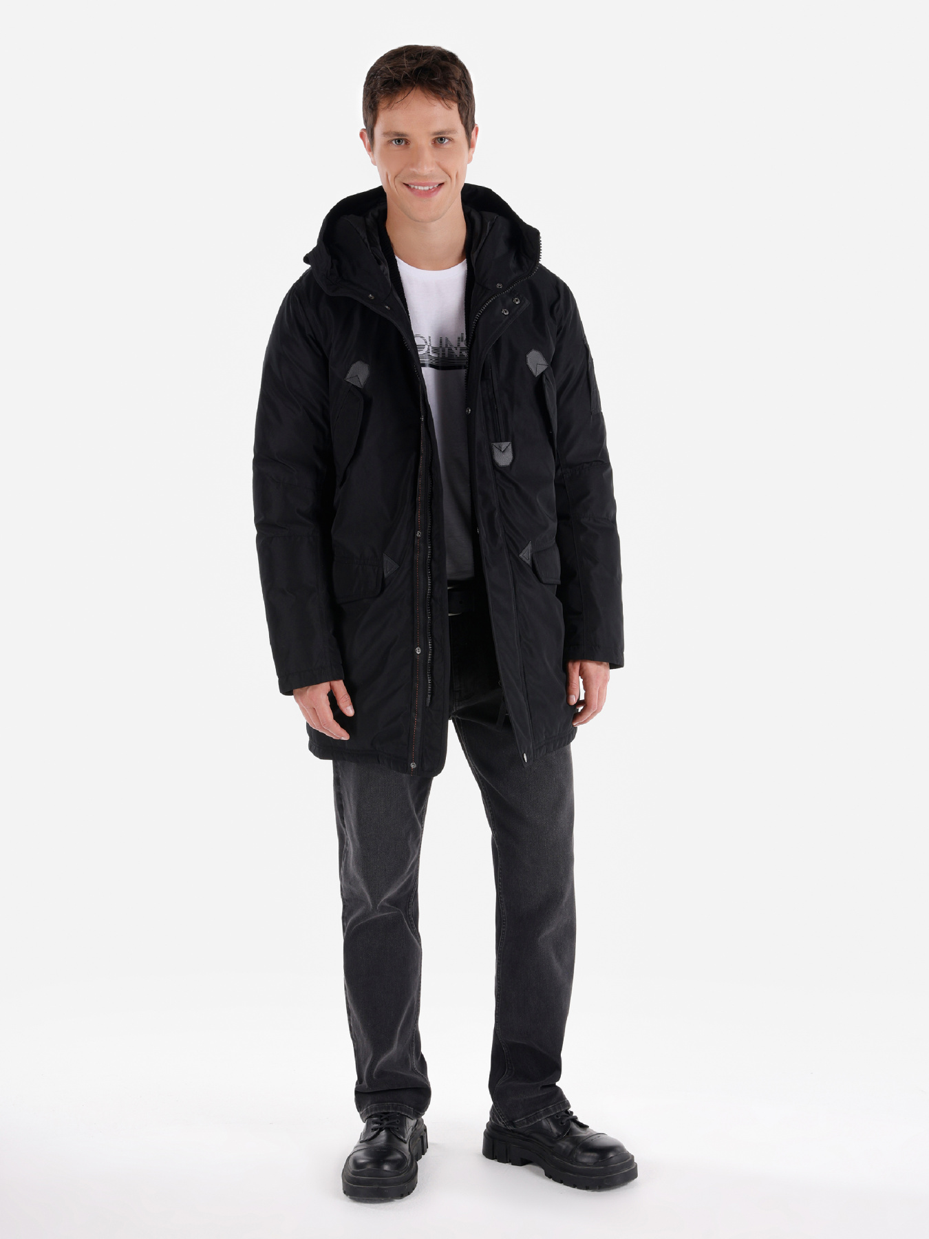 Куртки и дубленки Colin’s модель CL1065808_Q1.V1_BLK Фото