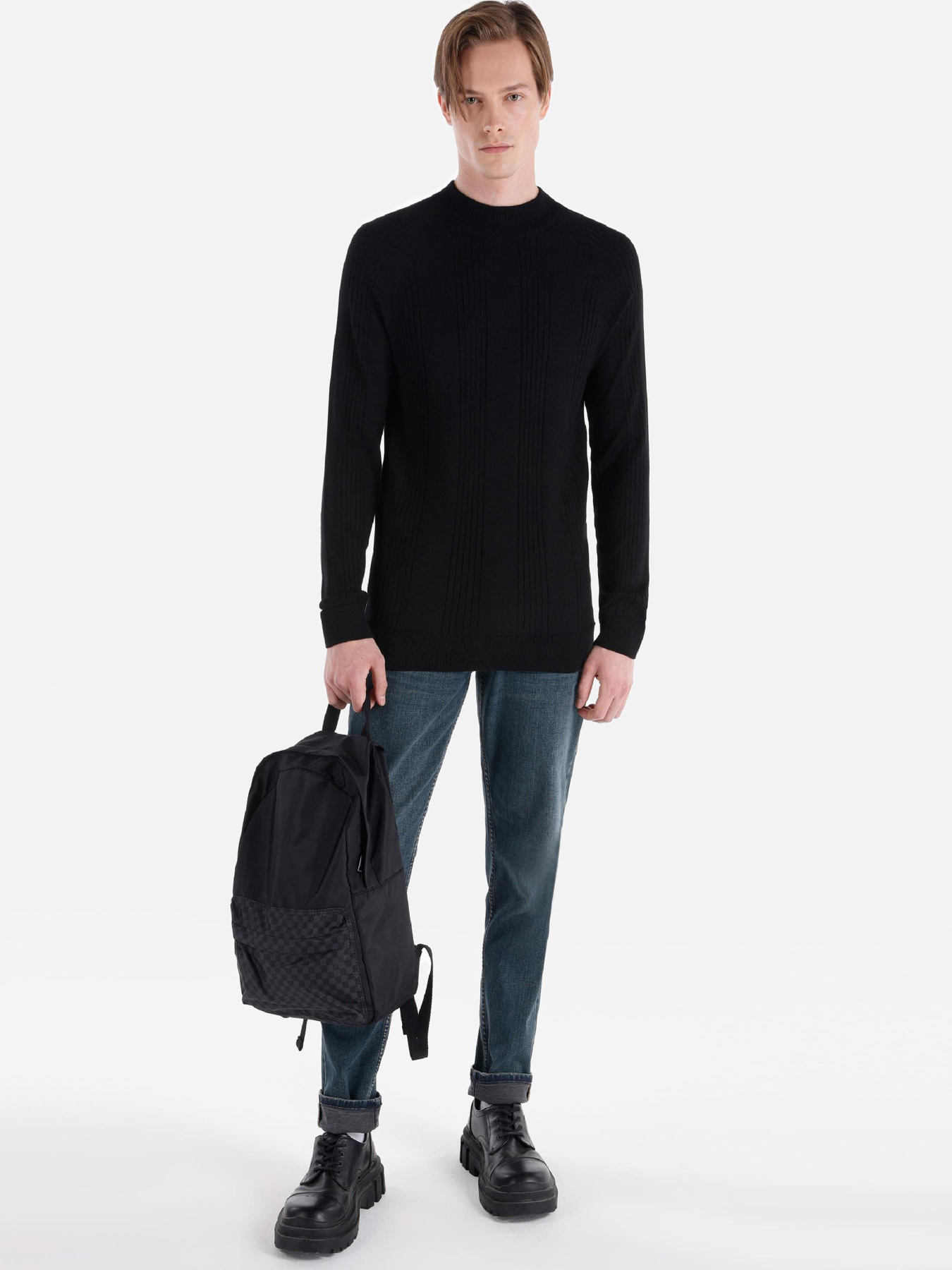 Худи и свитшоты Colin’s модель CL1064873_Q1.V1_BLK Фото