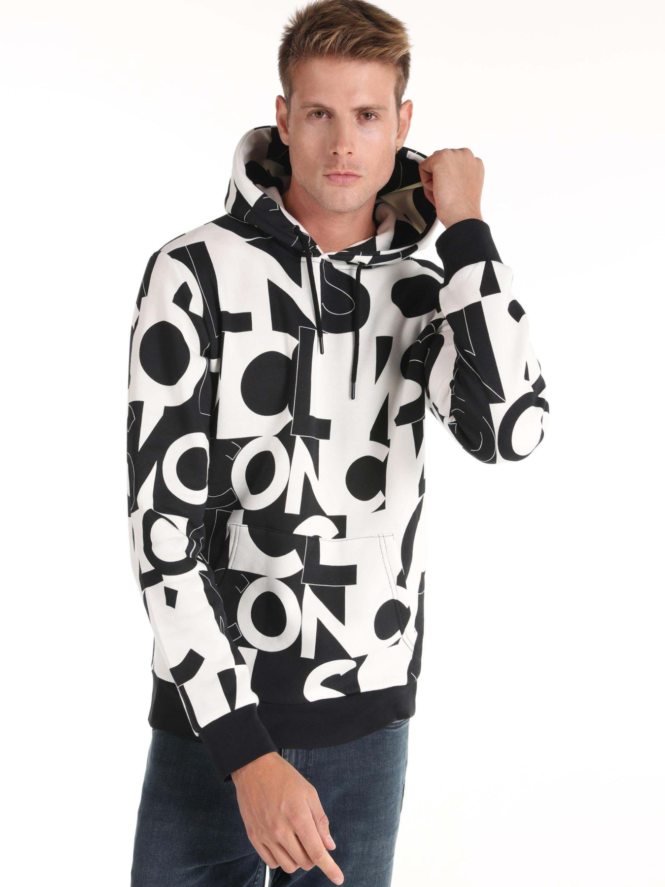 Кофты и свитера Colin’s модель CL1064829_Q1.V1_BLK Фото