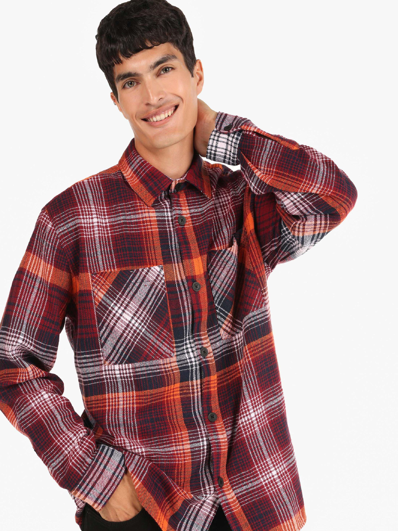 Рубашки Colin’s модель CL1064678_Q1.V1_RED Фото